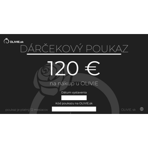 Olivie DARČEKOVÝ POUKAZ elektronický 1287 Hodnota: 100 €
