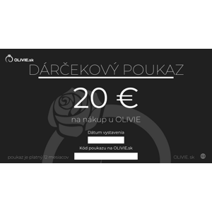 Olivie DARČEKOVÝ POUKAZ elektronický 1287 Hodnota: 20 €