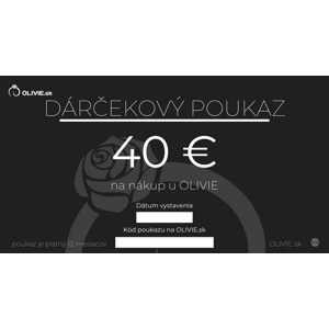 Olivie DARČEKOVÝ POUKAZ elektronický 1287 Hodnota: 40 €