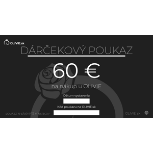 Olivie DARČEKOVÝ POUKAZ elektronický 1287 Hodnota: 60 €