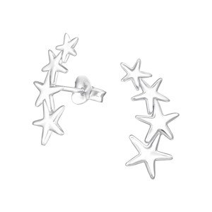 Olivie Strieborné náušnice STAR 1958 Ag 925; ≤1,2 g.