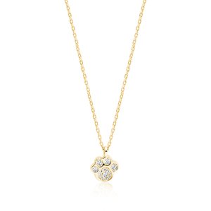 Olivie Strieborný náhrdelník LABKA GOLD 2408 Ag 925; ≤1,8 g.