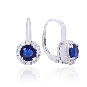 Olivie Strieborné visiace náušnice BLUE 2706 Ag 925; ≤3,5 g.