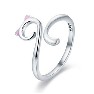 Olivie Strieborný prsteň MAČKA 2910 Ag 925; ≤1,4 g.