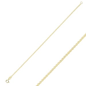 Olivie Strieborný 18cm náramok GOLD 3148 Ag 925; ≤1,1 g.