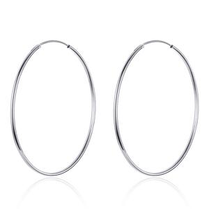 Olivie Strieborné náušnice 5cm KRUHY 3640 Ag 925; ≤2,3 g.