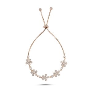 Olivie Strieborný kvetinový náramok ROSE 3825 Ag 925; ≤7,8 g.