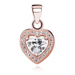 Olivie Strieborný prívesok SRDIEČKO ROSE 3925 Ag 925; ≤1 g