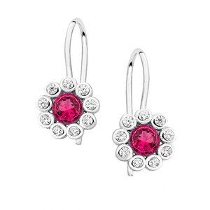 Olivie Detské Strieborné náušnice RUBY 3981 Ag 925; ≤1,4 g.