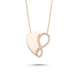 Olivie Strieborná retiazka ROSE SRDCE 4349 Ag 925; ≤2,2 g.