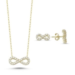 Olivie Strieborná sada NEKONEČNO GOLD 4391 Ag 925; ≤2,35 g.