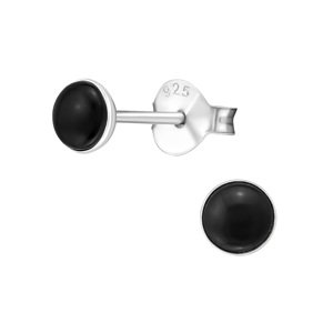 Olivie Strieborné náušnice BLACK 4515 Ag 925; ≤0,3 g.