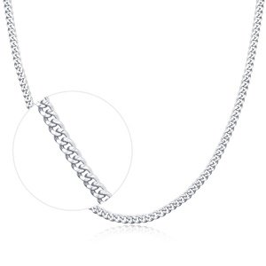 Olivie Strieborná 45+5cm retiazka rhodiovaná 4603 Ag 925; ≤1,6 g.