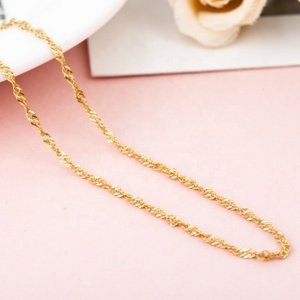 Olivie GOLD TWISTED 40cm strieborná retiazka 4632 Ag 925; ≤1,2 g.