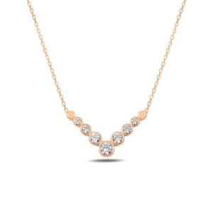 Olivie Strieborný náhrdelník ROSE 4793 Ag 925; ≤2 g.