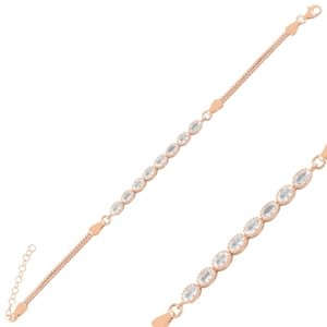 Olivie Strieborný náramok ROSE 4807 Ag 925; ≤5,1 g.