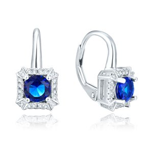 Olivie Strieborné náušnice BLUE 4855 Ag 925; ≤3,4 g.