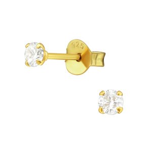 Olivie Strieborné 3mm náušnice ZLATÍČKA 4919 Ag 925; ≤0,3 g.