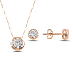 Olivie Sada strieborných šperkov ZIRKÓN ROSE 5007 Ag 925; ≤3,3 g.