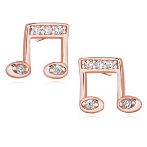 Olivie Strieborné náušnice NOTY ROSE 5058 Ag 925; ≤1 g.