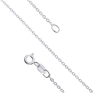 Olivie Strieborná retiazka 38 cm ANKER RHODIUM 5124 Ag 925; ≤1 g.