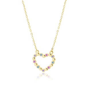 Olivie Strieborný náhrdelník SRDCE GOLD 5195 Ag 925; ≤2 g.