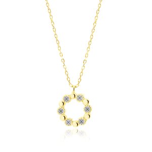 Olivie Strieborný náhrdelník KRUH GOLD 5203 Ag 925; ≤2,3 g.