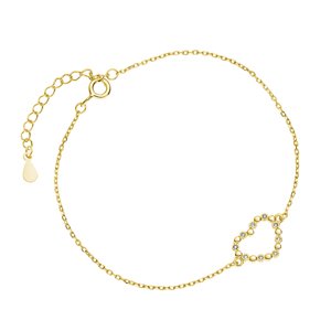 Olivie Strieborný náramok SRDCE GOLD 5210 Ag 925; ≤1,1 g.