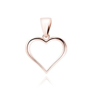 Olivie Strieborný prívesok SRDCE ROSE 5218 Ag 925; ≤0,7 g.