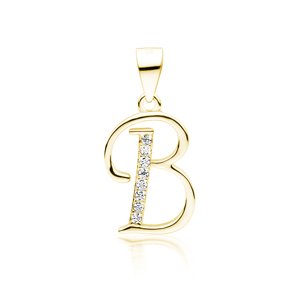 Olivie PÍSMENO B strieborný prívesok GOLD 5306 Ag 925; ≤1 g.