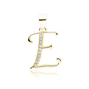 Olivie PÍSMENO E strieborný prívesok GOLD 5309 Ag 925; ≤1 g.