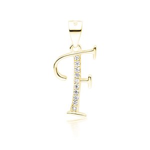 Olivie PÍSMENO F strieborný prívesok GOLD 5310 Ag 925; ≤0,7 g.