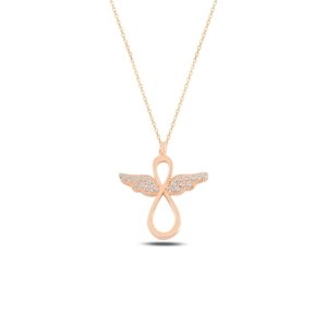 Olivie Strieborný náhrdelník ANJEL ROSE 5535 Ag 925; ≤1,9 g.