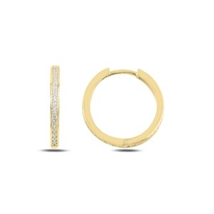Olivie Strieborné kruhy GOLD 2 cm 5737 Ag 925; ≤2,6 g.