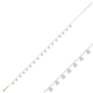 Olivie Strieborná retiazka na nohu ROSE 5803 Ag 925; ≤2,8 g.