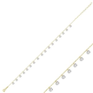 Olivie Strieborná retiazka na nohu GOLD 5804 Ag 925; ≤2,8 g.