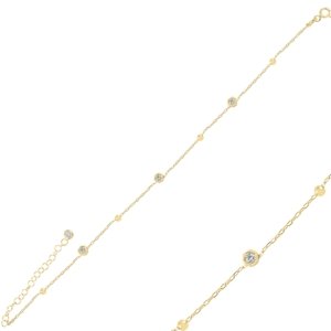 Olivie Strieborná retiazka na nohu GOLD 5809 Ag 925; ≤2,4 g.