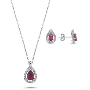 Olivie Strieborná súprava KVAPKA RUBY 5830 Ag 925; ≤3,3 g.