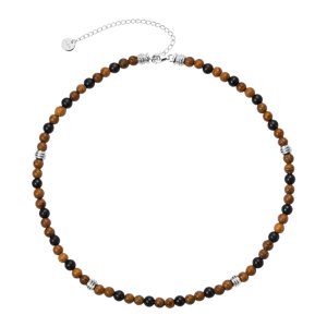 Olivie Korálkový náhrdelník WOOD 6006 Ag 925; ≤17,5 g.