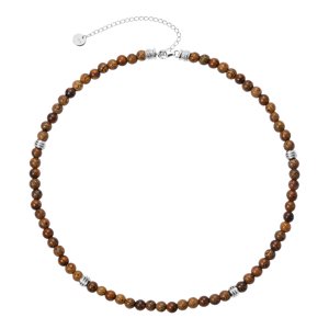 Olivie Korálkový náhrdelník WOOD 6008 Ag 925; ≤17,9 g.