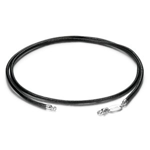 Olivie Kožená šnúrka 60cm so strieborným zapínaním 6022 Ag 925; ≤3,4 g.