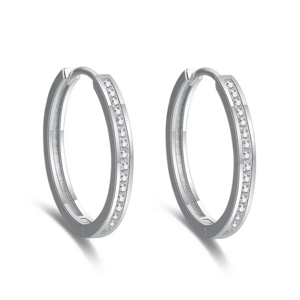 Olivie Strieborné 3cm KRUHY 7050 Ag 925; ≤6 g.