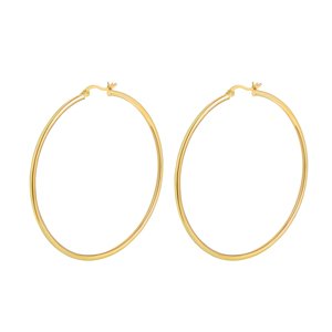 Olivie Strieborné 5cm KRUHY GOLD 7075 Ag 925; ≤4,9 g.