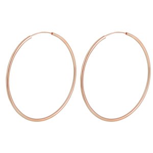 Olivie Strieborné 6cm KRUHY ROSE 7094 Ag 925; ≤6 g.