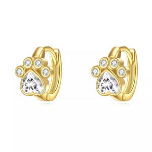 Olivie Strieborné náušnice LABKA GOLD 7112 Ag 925; ≤2,6 g.