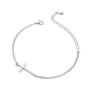 Olivie Strieborná retiazka na nohu KRÍŽOK 23-28cm 7113 Ag 925; ≤1,8 g.