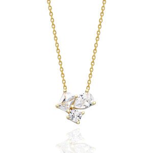 Olivie Strieborný náhrdelník GLORIA GOLD 7229 Ag 925; ≤2,4 g.