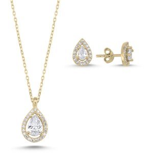 Olivie Strieborná sada šperkov KVAPKA GOLD 7353 Ag 925; ≤3,7 g.