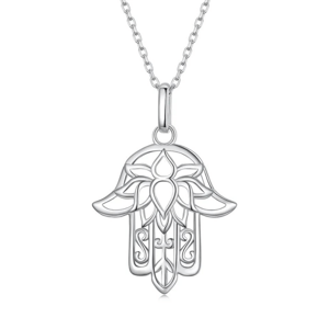 Olivie Strieborný náhrdelník HAMSA 7365 Ag 925; ≤2,7 g.