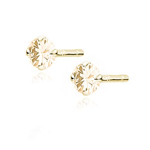 Olivie Strieborné náušnice 3mm CHAMPAGNE 7558 Ag 925; ≤0,3 g.